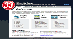 Desktop Screenshot of 33mediagroup.com